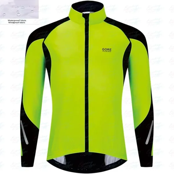 GORE CYCLING WEAR Long Sleeve Jacket Wind and Rain Jacket Bike Unisex cycling jersey Mtb clothing Rainwear Bicycle Outerwear - Image 2