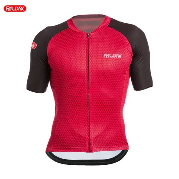 Raudax Advanced Fabrics Cycling Jersey Bike Shirts Breathable Racing Sport Mtb Bicycle Jerseys Ropa De Hombre Cycling Clothing - Image 3