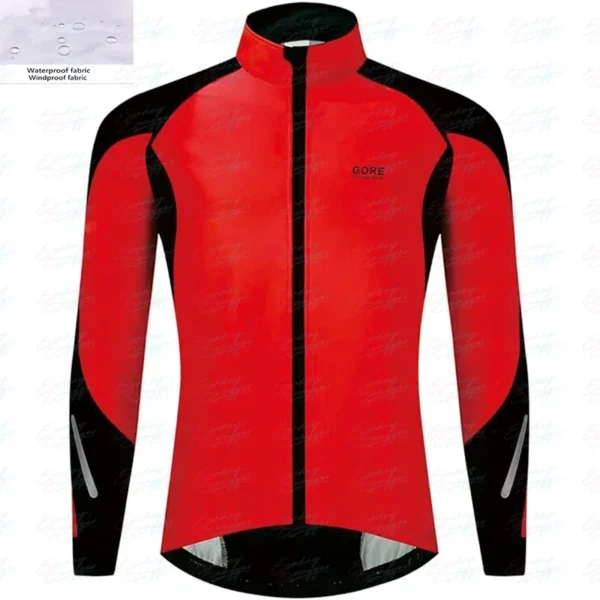 GORE CYCLING WEAR Long Sleeve Jacket Wind and Rain Jacket Bike Unisex cycling jersey Mtb clothing Rainwear Bicycle Outerwear - Image 3