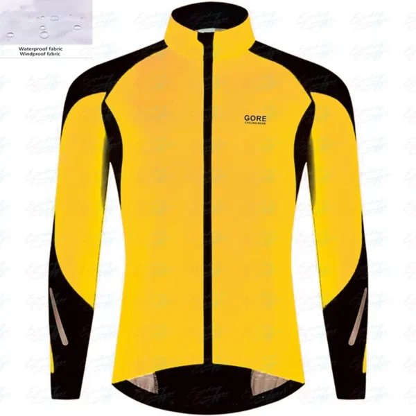 GORE CYCLING WEAR Long Sleeve Jacket Wind and Rain Jacket Bike Unisex cycling jersey Mtb clothing Rainwear Bicycle Outerwear - Image 4
