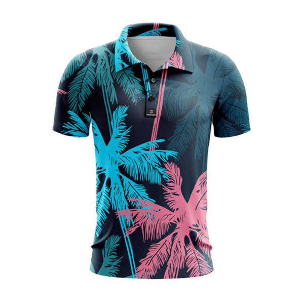 Summer men's short-sleeved golf shirt Polo shirt quick-drying anti-wrinkle breathable jersey outdoor sports POLO shirt