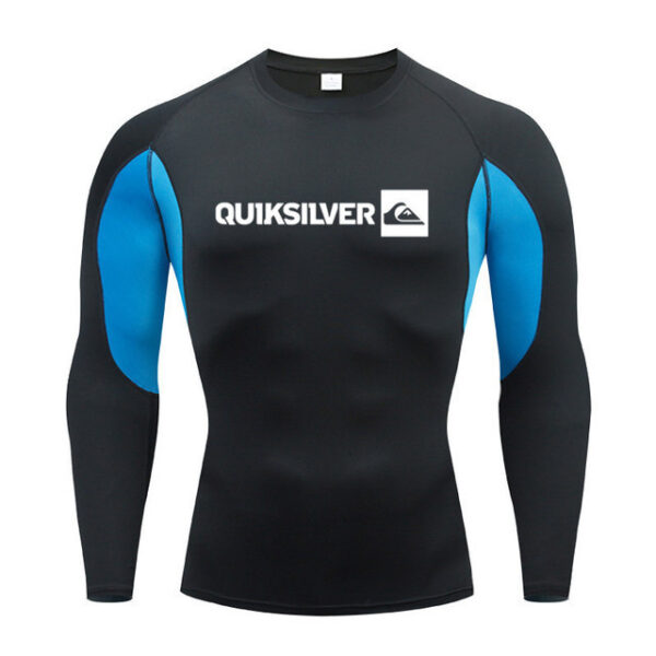 Wetsuit high collar long sleeve swimsuit surfing suit snorkeling swimming drifting sunscreen quick-drying jellyfish suit