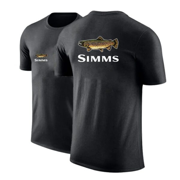 Fishing clothing summer sun protection outdoor men's fishing clothing quick-drying short-sleeved T-shirt fishing sportswear breathable