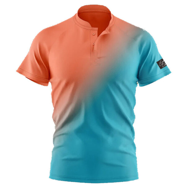 Summer New Short Sleeve Men's Golf Polo Shirt Fashion Sportswear Quick Dry Breathable T-shirt - Image 2