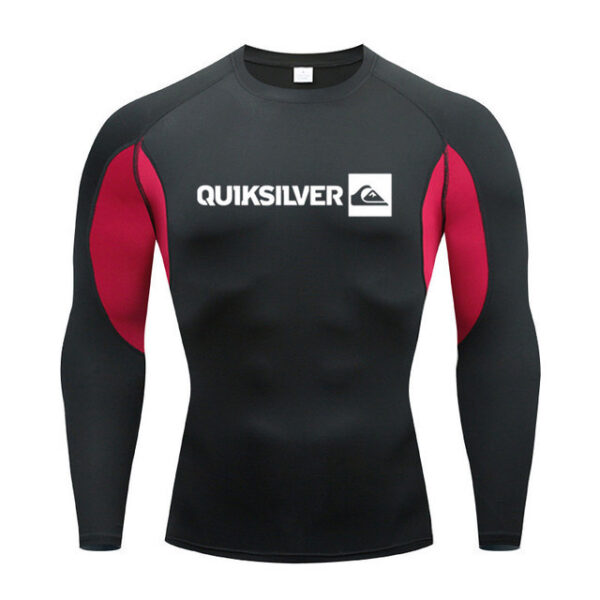 Wetsuit high collar long sleeve swimsuit surfing suit snorkeling swimming drifting sunscreen quick-drying jellyfish suit - Image 3