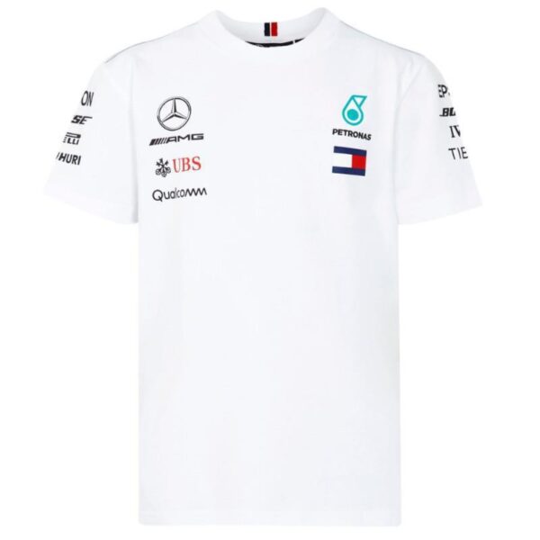 Quick-drying breathable speed-down jacket outdoor cycling clothing short-sleeved T-shirt men's summer mountain bike F1 Mercedes-Benz racing sportswear - Image 5