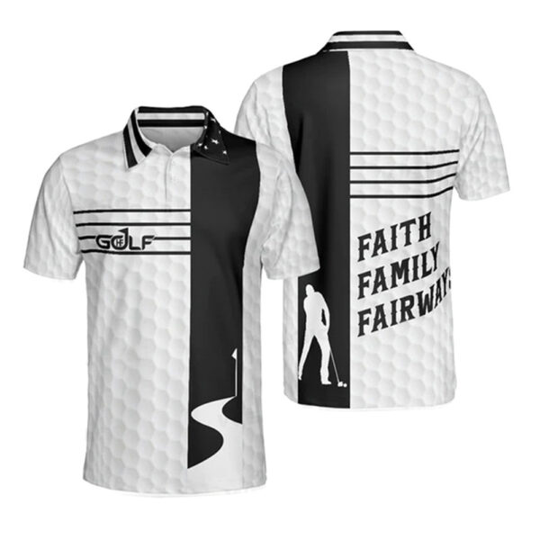Men's fashionable printed polo shirt outdoor short-sleeved golf shirt racing shirt fast breathable casual shirt - Image 9
