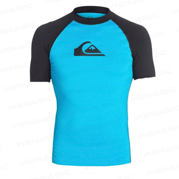 Surf suit swimsuit men's short-sleeved sun protection quick-drying wetsuit sports snorkeling suit surfing jellyfish suit - Image 11
