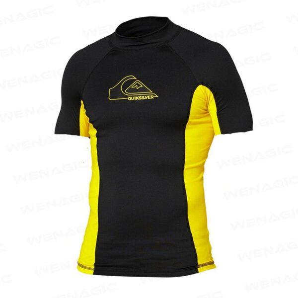 Surf suit swimsuit men's short-sleeved sun protection quick-drying wetsuit sports snorkeling suit surfing jellyfish suit - Image 12