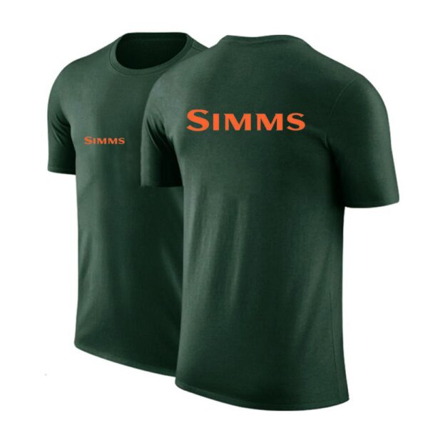 Fishing clothing summer sun protection outdoor men's fishing clothing quick-drying short-sleeved T-shirt fishing sportswear breathable - Image 19