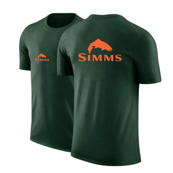Fishing clothing summer sun protection outdoor men's fishing clothing quick-drying short-sleeved T-shirt fishing sportswear breathable - Image 17
