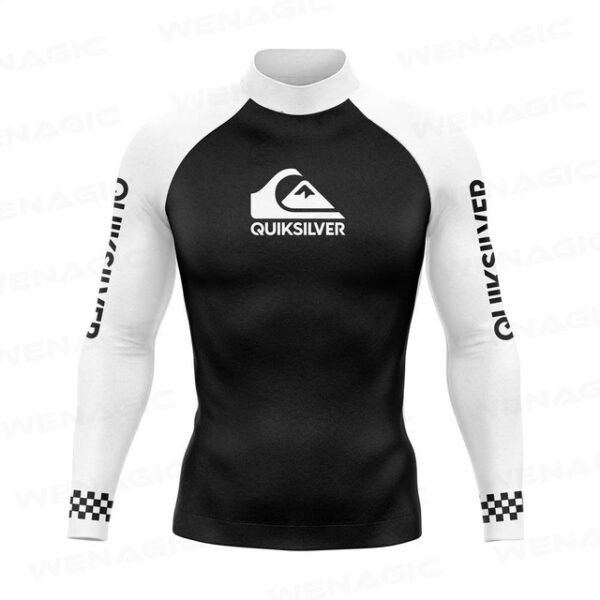 QUIKSILVER surfing suit swimsuit long-sleeved sunscreen quick-drying tights jellyfish suit diving suit snorkeling for man