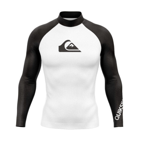 QUIKSILVER swimsuit men's jellyfish suit long-sleeved sun protection suit beach diving suit surfing suit swimming top