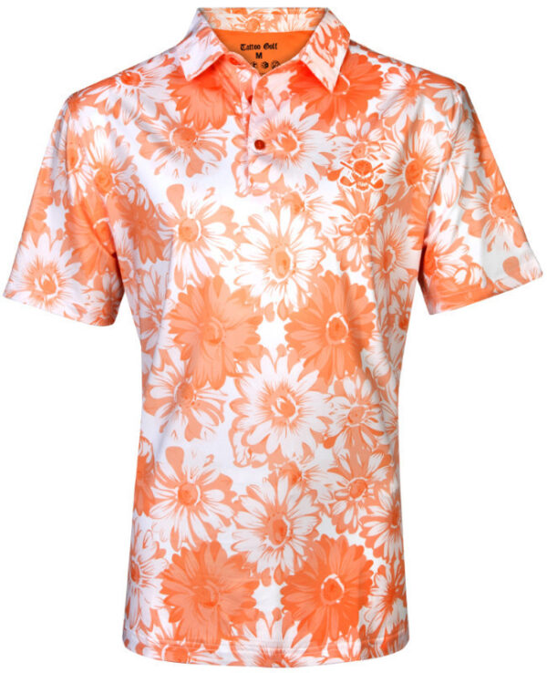 Golf sports polo shirt badminton competition POLO shirt printed men's quick-drying breathable short sleeve - Image 4