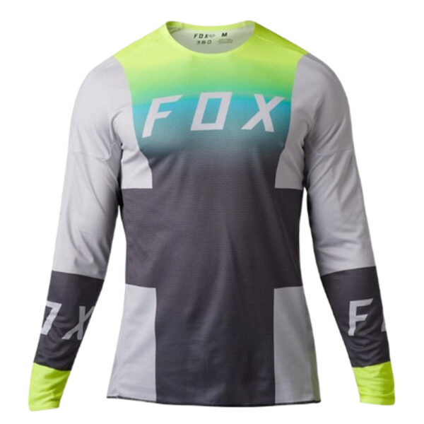Summer mountain bike riding suits off-road motorcycle racing suits fox head long-sleeved quick-drying breathable T-shirts for men - Image 5